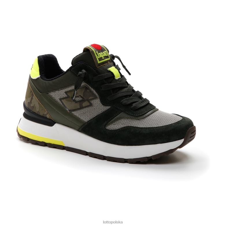 Lotto Polska Buty - Lotto Człowiek zielona żywica/ciepły szary 4u/liść winogron Kamuflaż Tokyo Ginza buty R4DBZ24