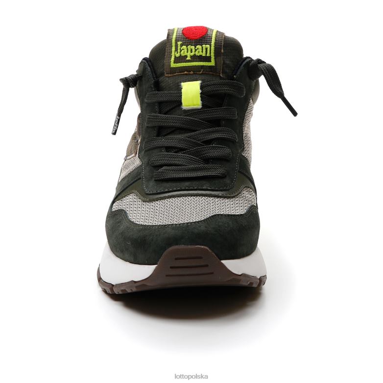 Lotto Polska Buty - Lotto Człowiek zielona żywica/ciepły szary 4u/liść winogron Kamuflaż Tokyo Ginza buty R4DBZ24