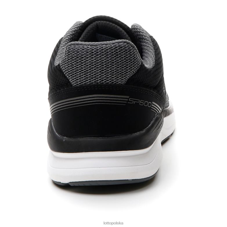 Lotto Męskie - Lotto Człowiek cały czarny/chłodny szary 11c speedride 600 xii buty R4DBZ248