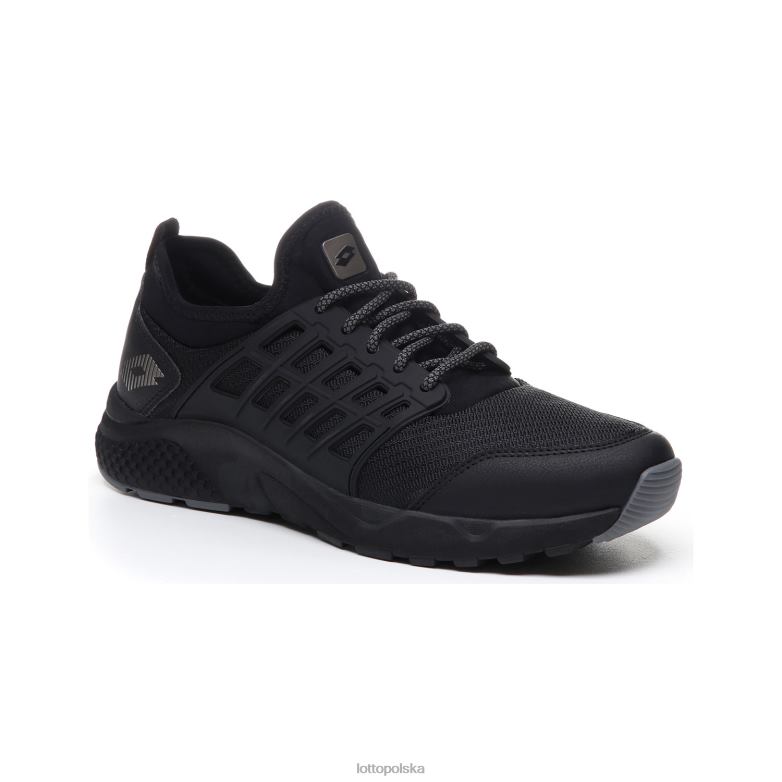 Lotto Męskie - Lotto Człowiek cały czarny/grawitacyjny tytan/chłodny szary 11c bez bryzy iv buty R4DBZ242