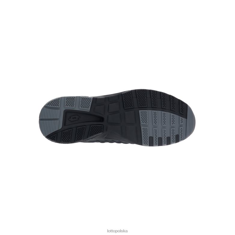 Lotto Męskie - Lotto Człowiek cały czarny/grawitacyjny tytan/chłodny szary 11c bez bryzy iv buty R4DBZ242