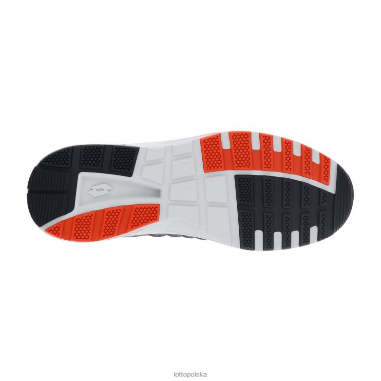 Lotto Męskie - Lotto Człowiek chłodny szary/cały czarny/czerwony blok bez bryzy iv buty R4DBZ243
