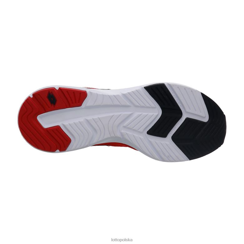 Lotto Męskie - Lotto Człowiek przytul czerwony/cały czarny speedride 400 iii buty R4DBZ244