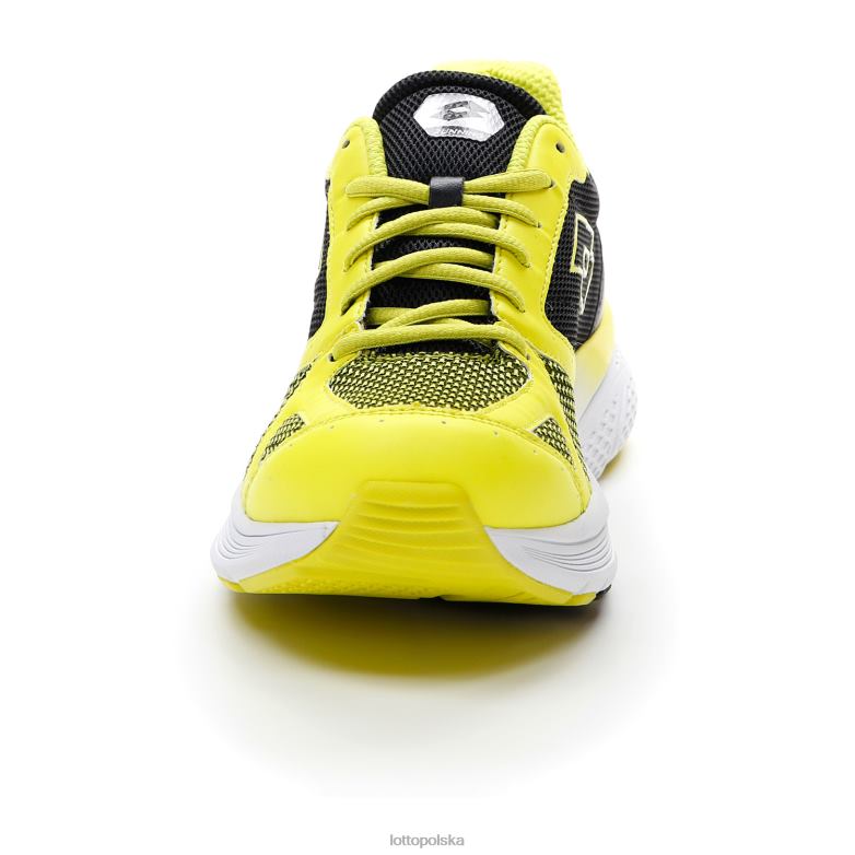 Lotto Męskie - Lotto Człowiek wszystkie czarne/akacja zielone speedride 600ix buty R4DBZ253