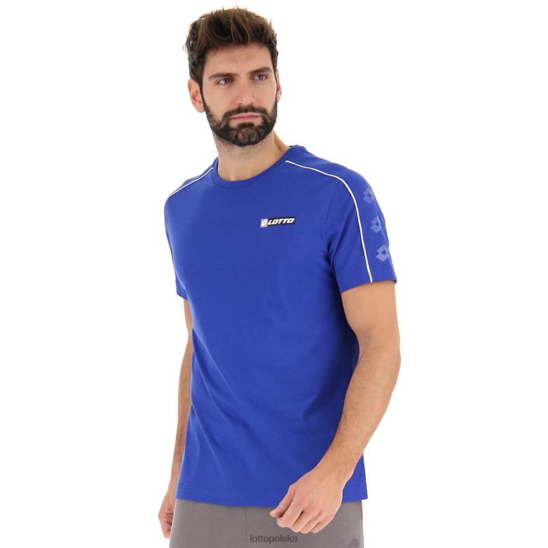 Lotto Męskie - Lotto Człowiek błękit Pacyfiku logo VIII koszulka 1 strój R4DBZ414