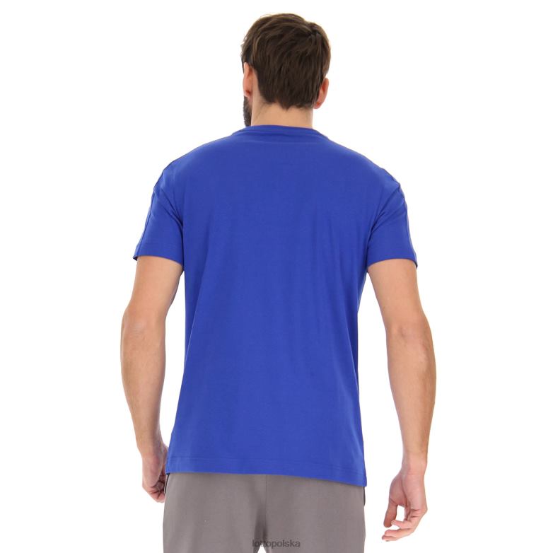 Lotto Męskie - Lotto Człowiek błękit Pacyfiku logo VIII koszulka 1 strój R4DBZ414