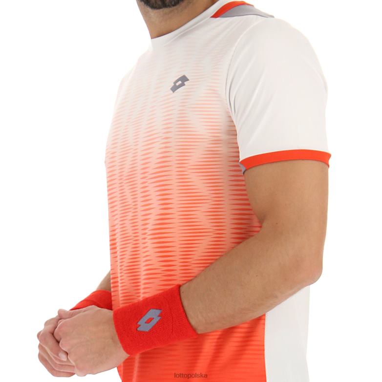 Lotto Męskie - Lotto Człowiek czerwony mak/jasnobiały górna koszulka iv 2 strój R4DBZ490