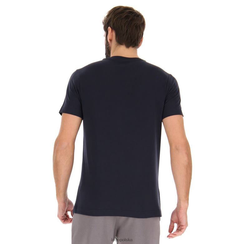 Lotto Męskie - Lotto Człowiek granatowy tee losanga vi strój R4DBZ444