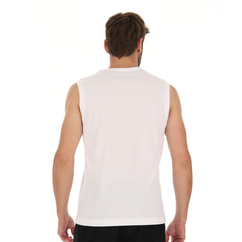 Lotto Męskie - Lotto Człowiek jasna biel logo vii tee sl strój R4DBZ409