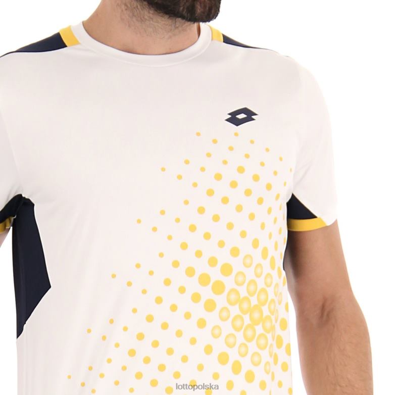 Lotto Męskie - Lotto Człowiek jasny biały/granatowy górna koszulka iv 1 strój R4DBZ492