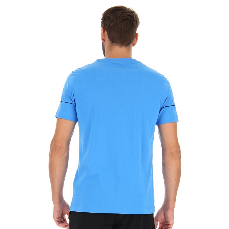 Lotto Męskie - Lotto Człowiek niebieska diwa logo vii koszulka 2 strój R4DBZ412