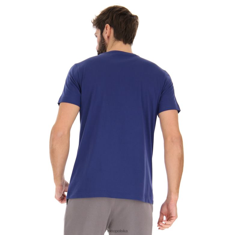 Lotto Męskie - Lotto Człowiek niebieska piwonia podstawowa koszulka strój R4DBZ456