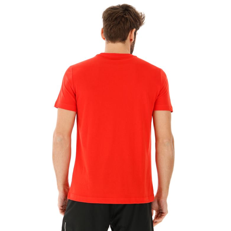 Lotto Męskie - Lotto Człowiek płomień czerwony koszulka bs js strój R4DBZ424