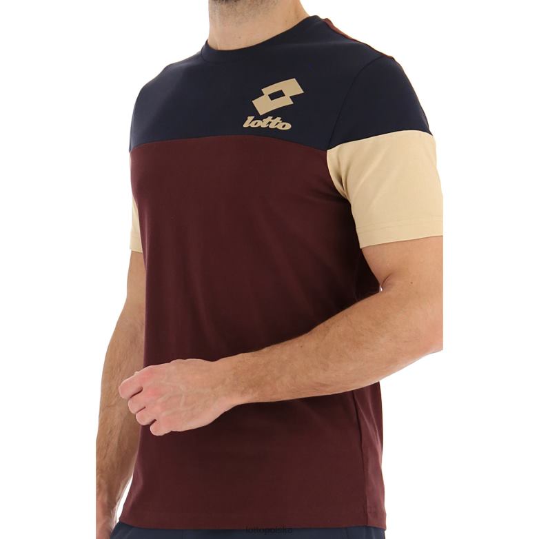 Lotto Męskie - Lotto Człowiek winnica dk czerwona koszulka lekkoatletyczna lg iii bck js strój R4DBZ383