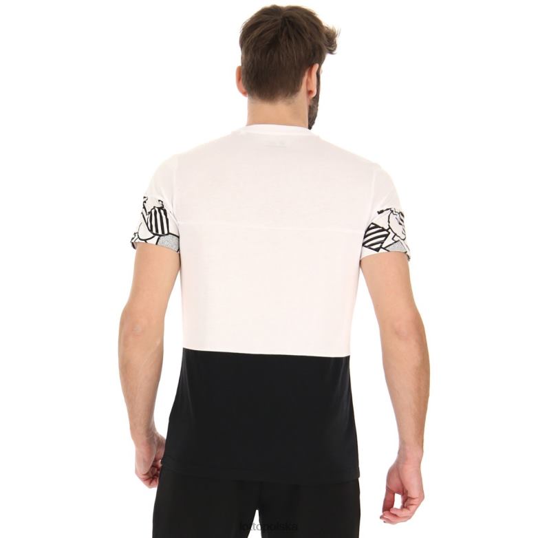 Lotto Męskie - Lotto Człowiek wszystko czarne koszulka Athletica Prime strój R4DBZ391