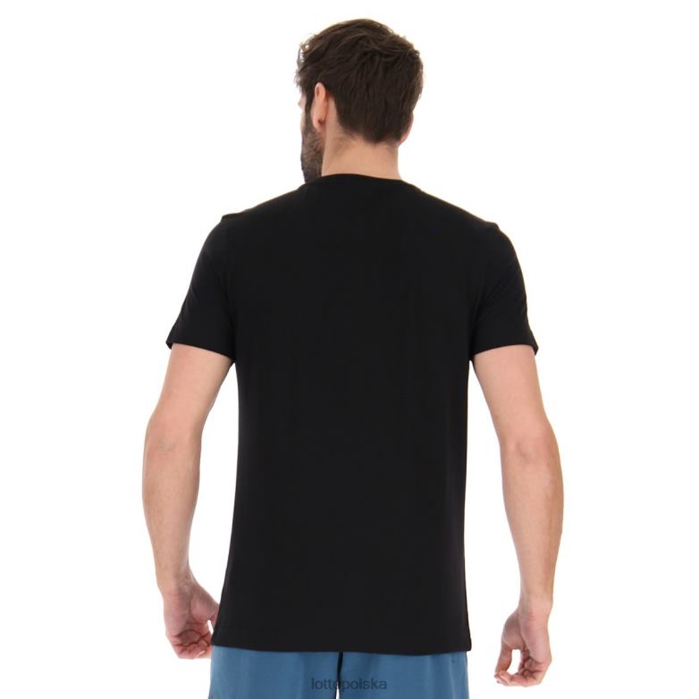 Lotto Męskie - Lotto Człowiek wszystko czarne koszulka smart iii strój R4DBZ403