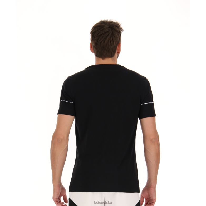 Lotto Męskie - Lotto Człowiek wszystko czarne logo vii koszulka 2 strój R4DBZ411