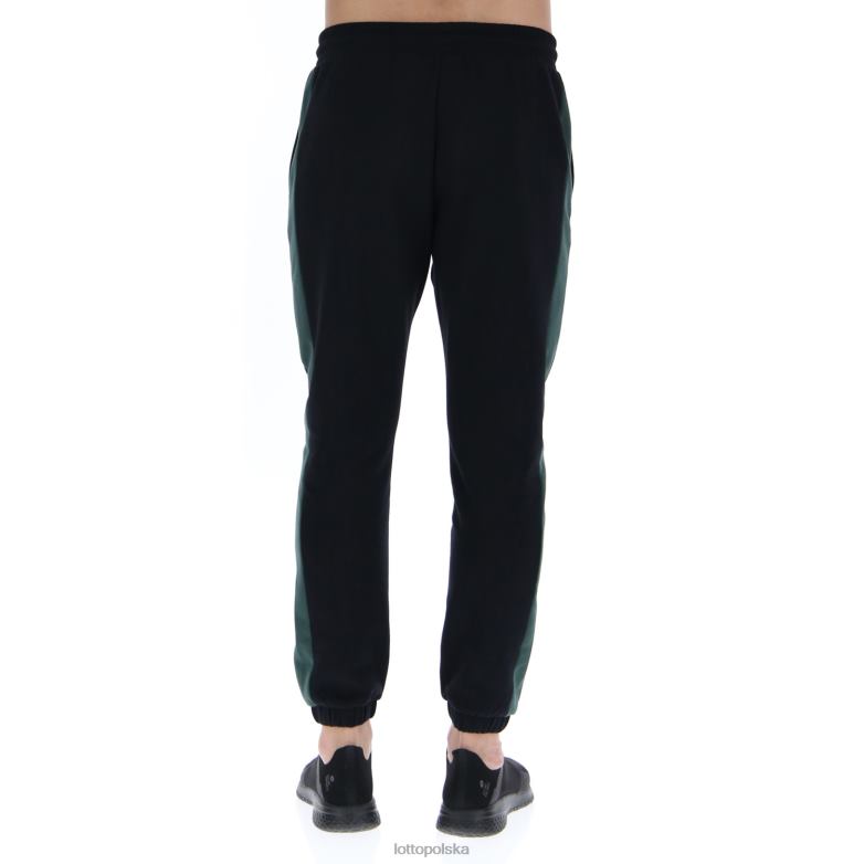 Lotto Męskie - Lotto Człowiek wszystko czarne sportowe spodnie lg iii fl strój R4DBZ348