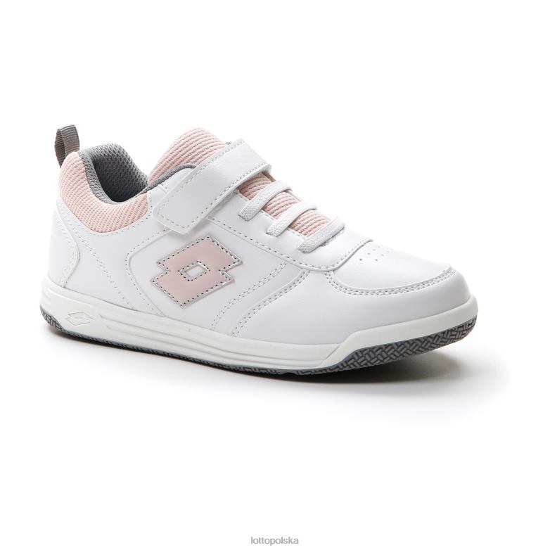Lotto Polska Buty - Lotto dzieci biały/brzoskwiniowy bicz/chłodny szary 7u set as amf xix 1 cl s buty R4DBZ1072