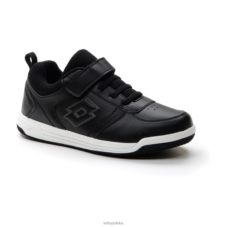 Lotto Polska Buty - Lotto dzieci cały czarny/grawitacyjny tytan set as amf xix 1 cl s buty R4DBZ1067