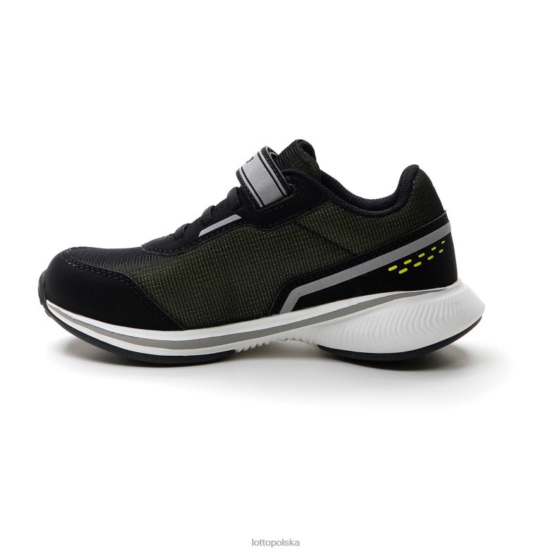 Lotto Polska Buty - Lotto dzieci wszystkie czarne/akacja zielone speedevo 600 amf ii cl s buty R4DBZ1094