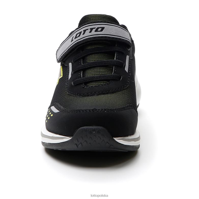 Lotto Polska Buty - Lotto dzieci wszystkie czarne/akacja zielone speedevo 600 amf ii cl s buty R4DBZ1094