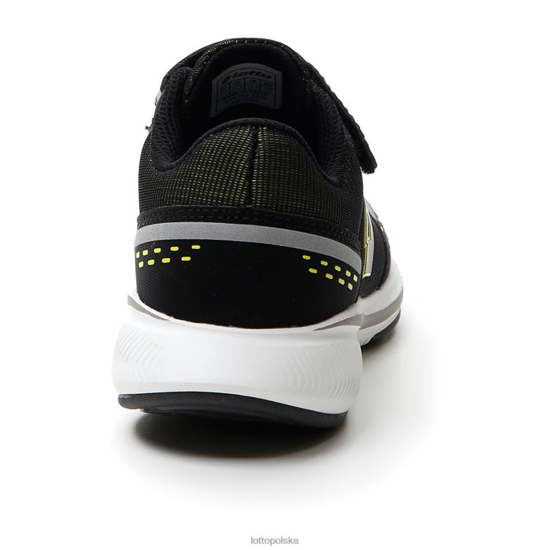 Lotto Polska Buty - Lotto dzieci wszystkie czarne/akacja zielone speedevo 600 amf ii cl s buty R4DBZ1094