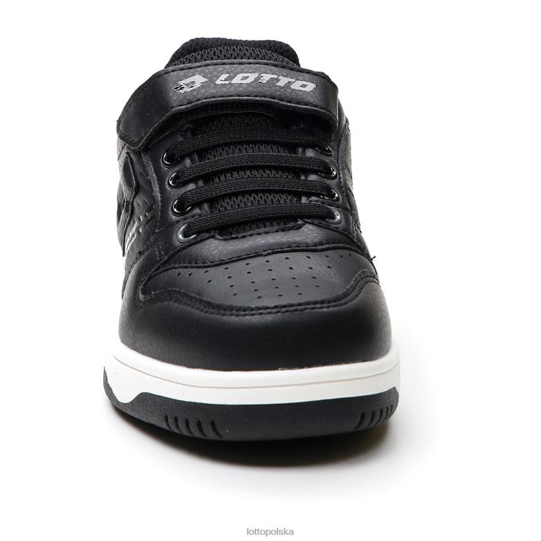 Lotto Polska Buty - Lotto dzieci wszystko czarne rakieta amf ii lth cl s buty R4DBZ1064