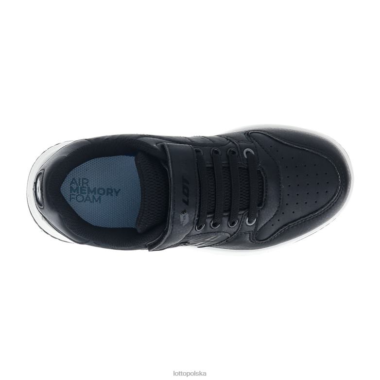 Lotto Polska Buty - Lotto dzieci wszystko czarne rakieta amf ii lth cl s buty R4DBZ1064