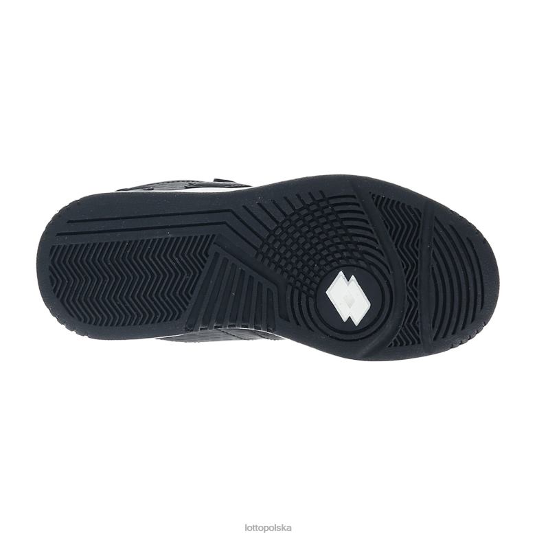 Lotto Polska Buty - Lotto dzieci wszystko czarne rakieta amf ii lth cl s buty R4DBZ1064