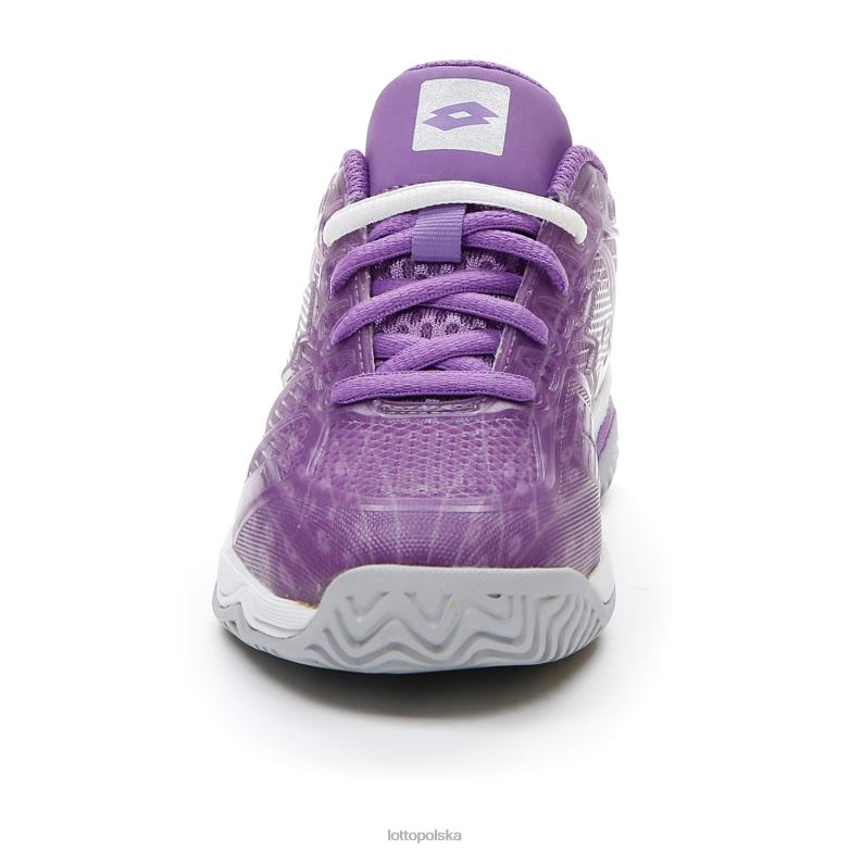 Lotto Polska Buty - Lotto dzieci dzwonek/cały biały/srebrny metal 2 mirage 300 alr jr buty R4DBZ1131