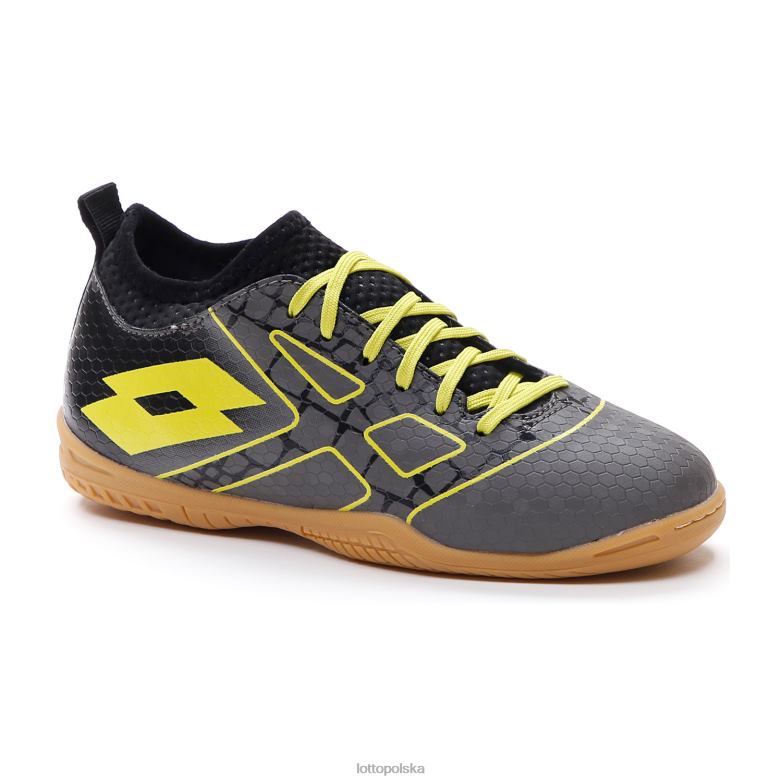 Lotto Polska Buty - Lotto dzieci grawitacyjny tytan/akacja zielona/cała czerń maestro 700 iii id jr buty R4DBZ1118