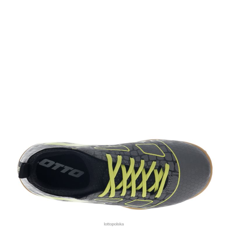 Lotto Polska Buty - Lotto dzieci grawitacyjny tytan/akacja zielona/cała czerń maestro 700 iii id jr buty R4DBZ1118