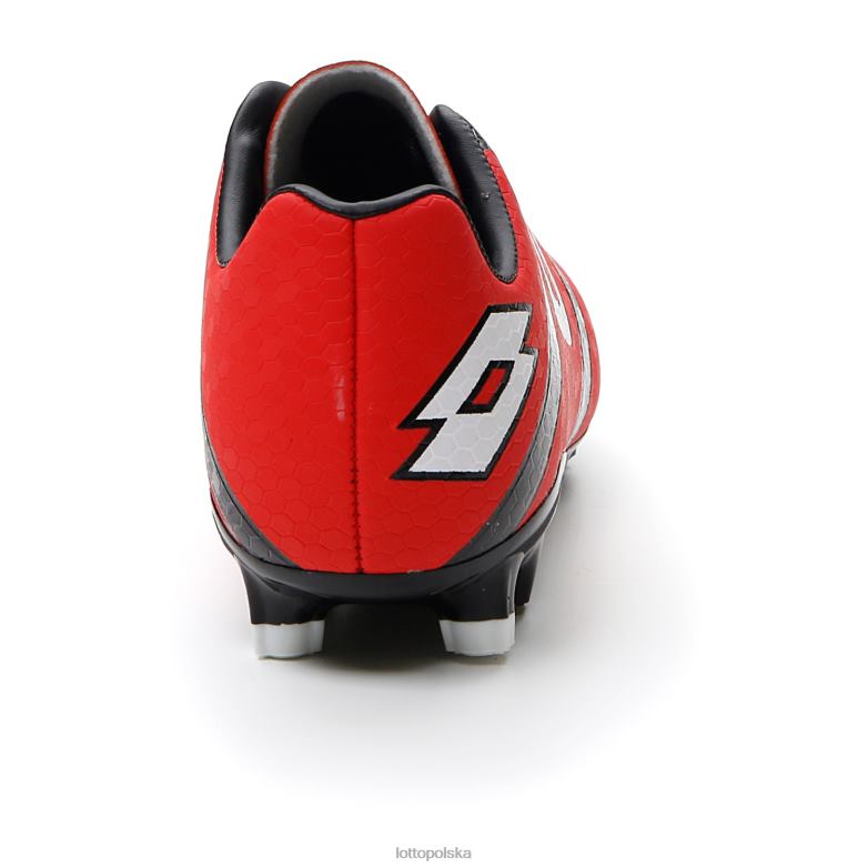 Lotto Polska Buty - Lotto dzieci płomień czerwony/cały czarny maestro 700 iv fg jr buty R4DBZ1102