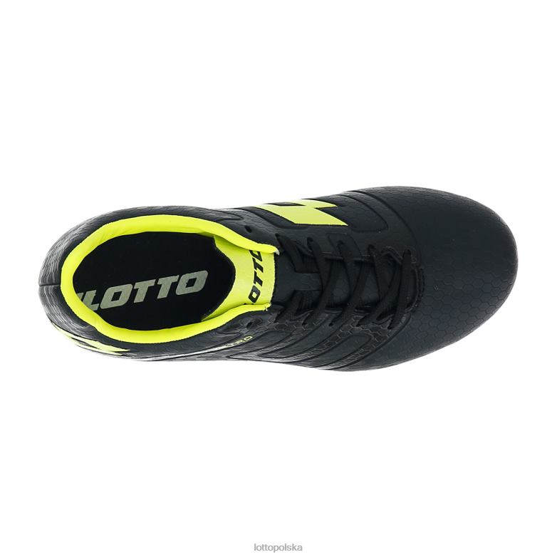 Lotto Polska Buty - Lotto dzieci wszystkie czarne/akacja zielone maestro 700 iv fg jr buty R4DBZ1103