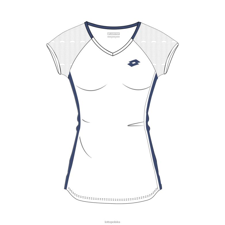 Lotto Polska - Lotto dzieci jasna biel Squadra g ii tee pl strój R4DBZ1175