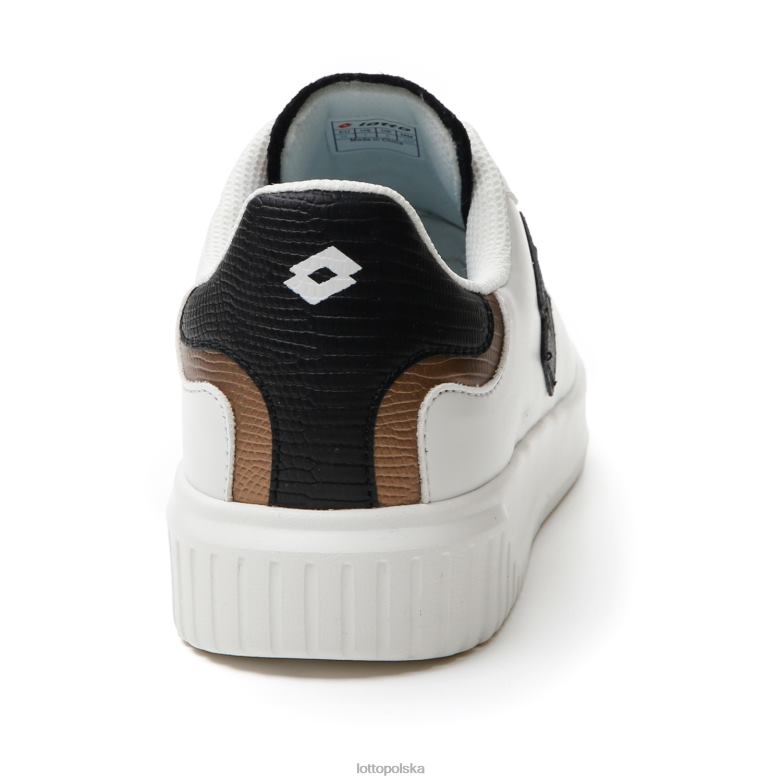Lotto Polska - Lotto kobieta biały/cały czarny/ciemny brąz wenus amf iii py w buty R4DBZ746
