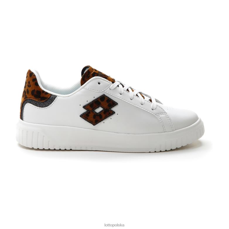 Lotto Polska - Lotto kobieta biały/miodowy brąz/kremowy brąz Venus Amf III Animalier W buty R4DBZ729