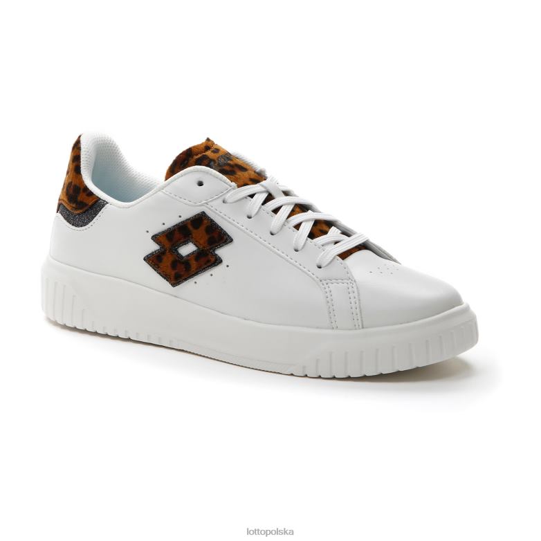 Lotto Polska - Lotto kobieta biały/miodowy brąz/kremowy brąz Venus Amf III Animalier W buty R4DBZ729