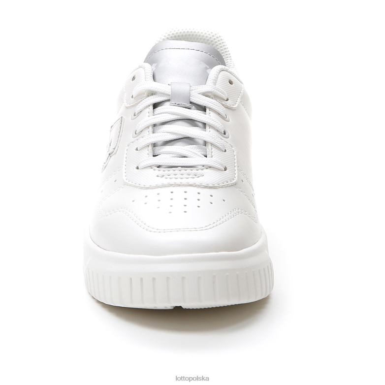 Lotto Polska - Lotto kobieta biały/srebrny metal 2 Wenus W buty R4DBZ735