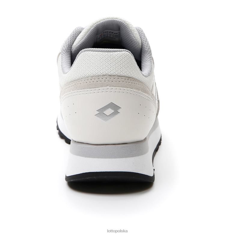 Lotto Polska - Lotto kobieta biały/srebrny metal 2 klin trenerski iii w buty R4DBZ741