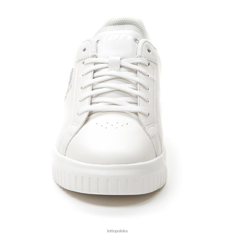 Lotto Polska - Lotto kobieta biały/srebrny metal 2 venus amf ii brokat w buty R4DBZ730