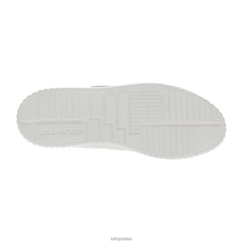 Lotto Polska - Lotto kobieta biały/srebrny metal 2 venus amf ii brokat w buty R4DBZ730