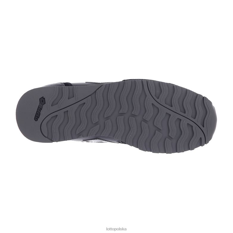 Lotto Polska - Lotto kobieta cały czarny/grawitacyjny tytan klin trenerski iii w buty R4DBZ737
