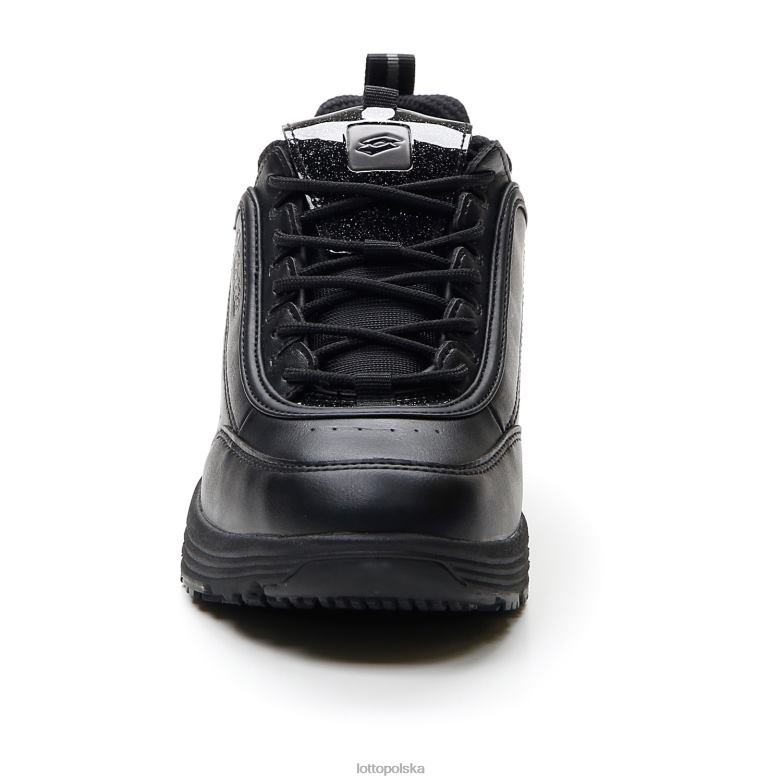 Lotto Polska - Lotto kobieta cały czarny/grawitacyjny tytan love ride prime iii brokat w buty R4DBZ726