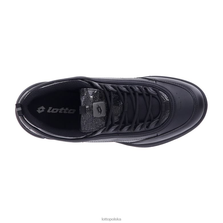 Lotto Polska - Lotto kobieta cały czarny/grawitacyjny tytan love ride prime iii brokat w buty R4DBZ726