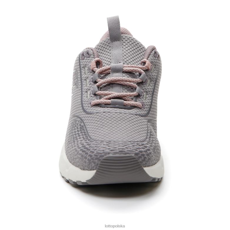 Lotto Polska - Lotto kobieta mewa szary/srebrny metal 2/fiolet przepiórczy kibra amf w buty R4DBZ720