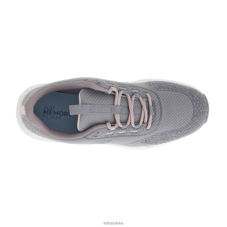Lotto Polska - Lotto kobieta mewa szary/srebrny metal 2/fiolet przepiórczy kibra amf w buty R4DBZ720