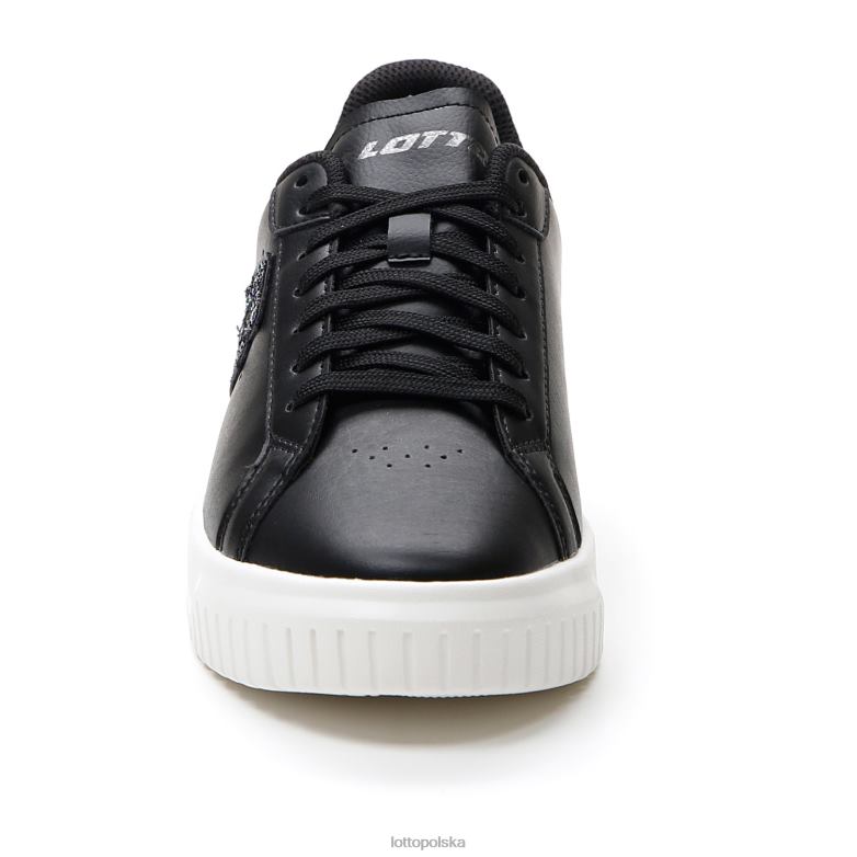 Lotto Polska - Lotto kobieta wszystko czarne brokat wenus w buty R4DBZ745