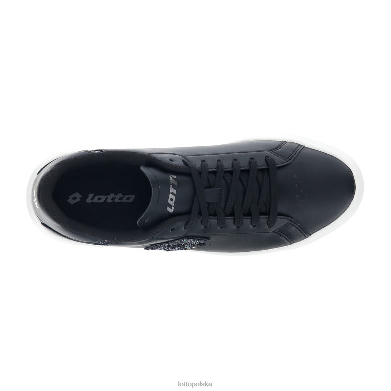 Lotto Polska - Lotto kobieta wszystko czarne brokat wenus w buty R4DBZ745